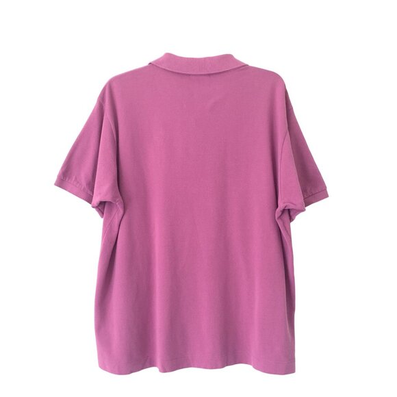 Lacoste Bundle Polo Shirt XL Purple & Gray Short Sleeve Classic Fit Cotton Croc - Picture 8 of 11